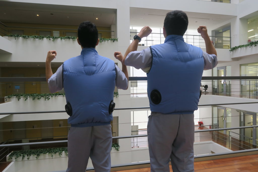 暑さ対策はじまる