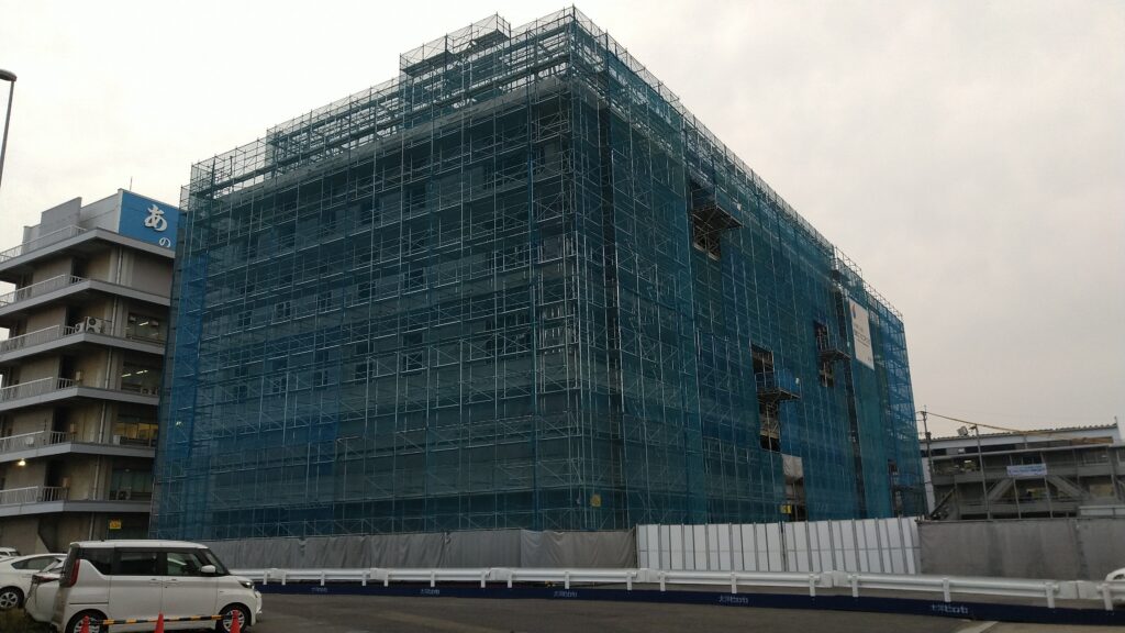 北九州新ビル工事進む