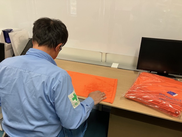 タオルの検品